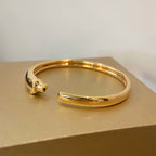 [MIRA]PANTHERE GOLD OPEN BRACELET