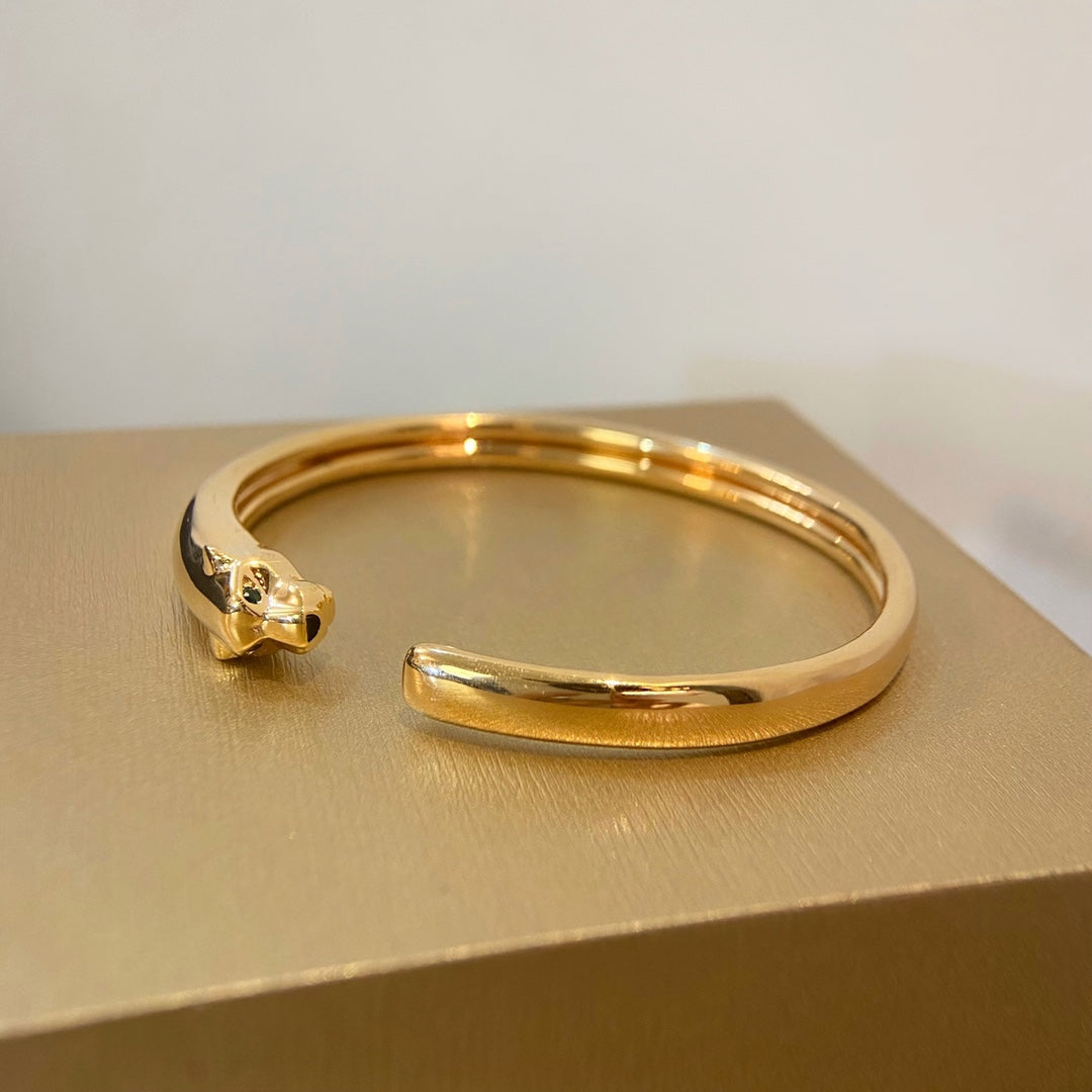 [MIRA]PANTHERE GOLD OPEN BRACELET