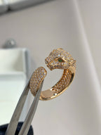 [MIRA]PANTHERE PINK GOLD DIAMOND RING