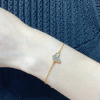 [MIRA]BUTTERFLY DARK MOP BUTTERFLY BRACELET