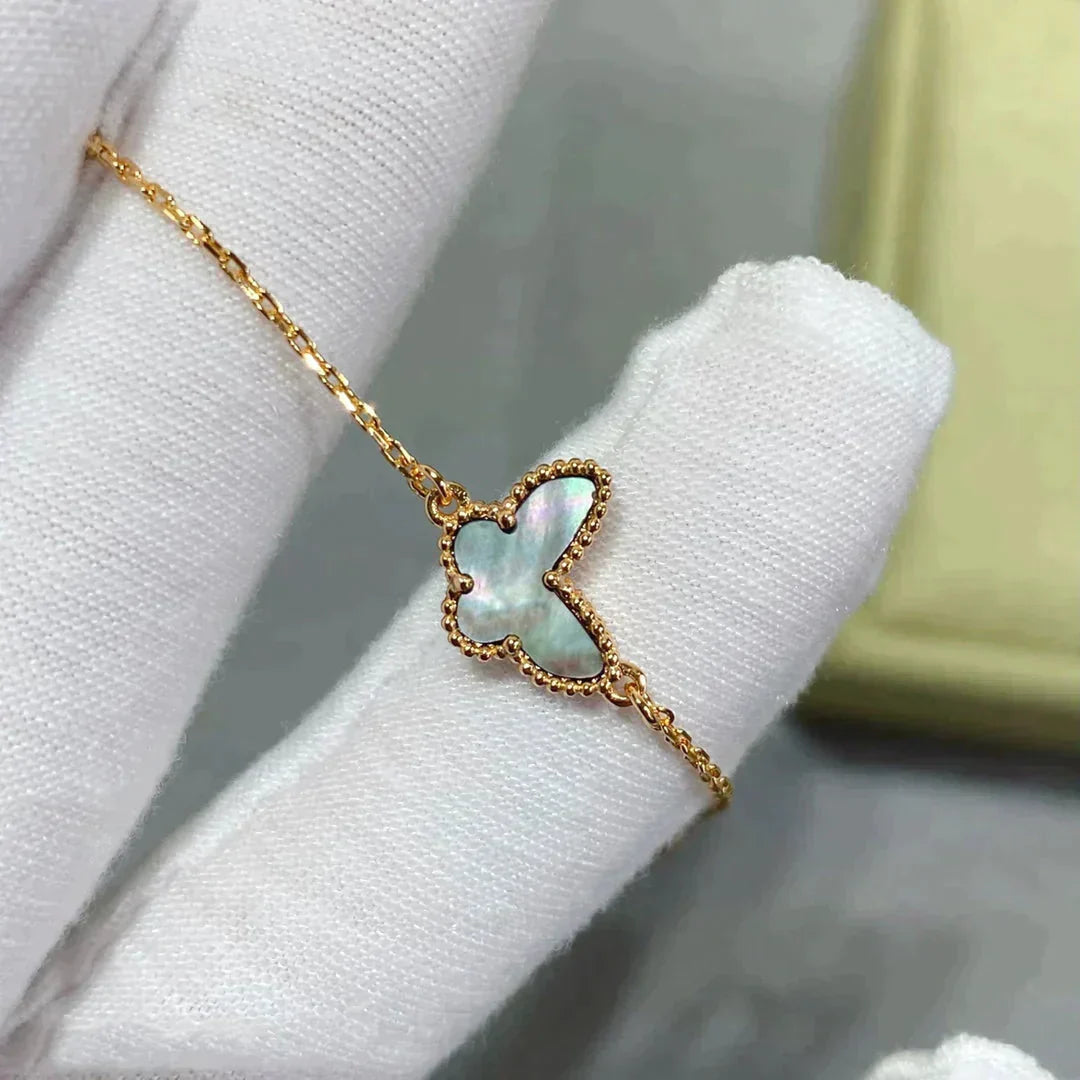 [MIRA]BUTTERFLY DARK MOP BUTTERFLY BRACELET