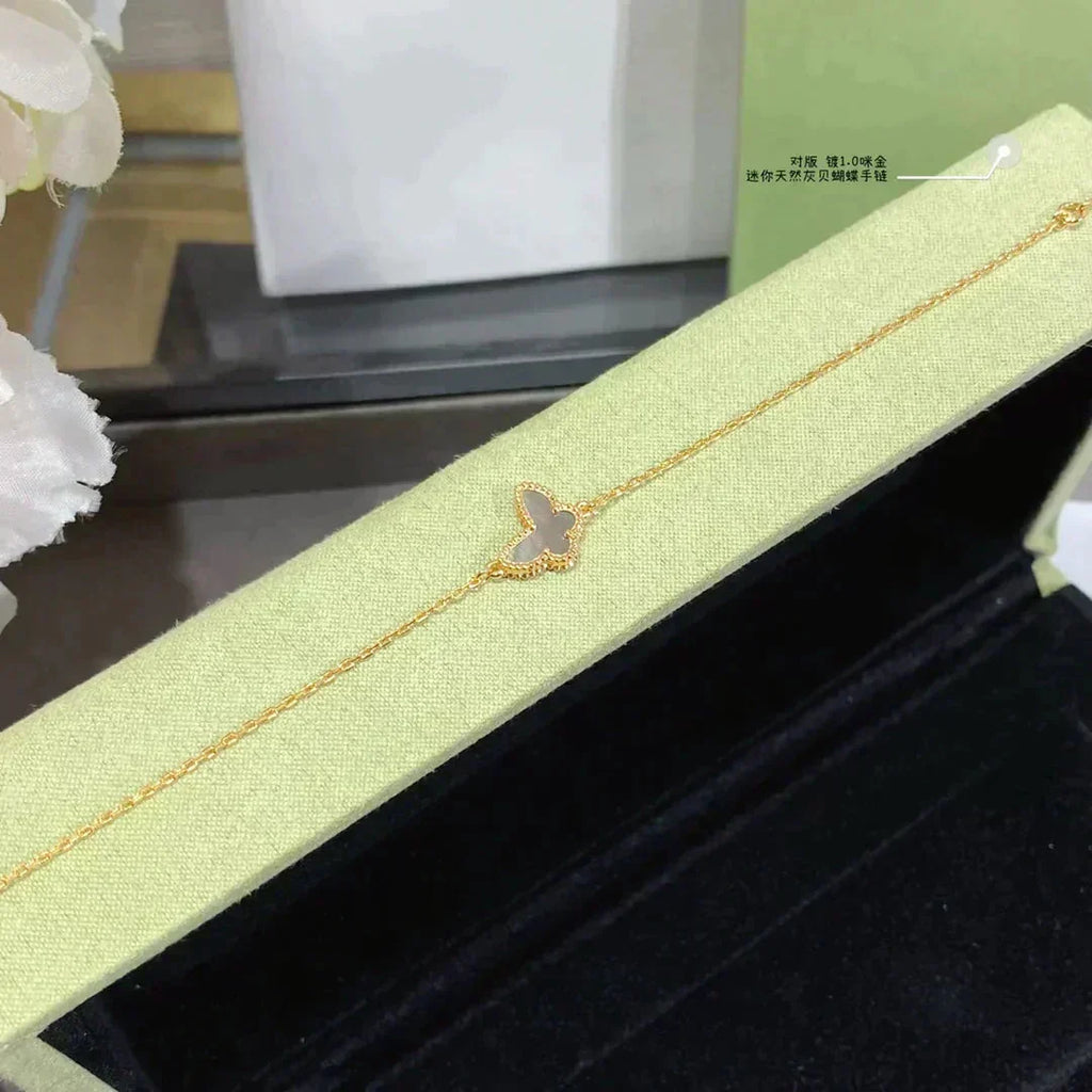 [MIRA]BUTTERFLY DARK MOP BUTTERFLY BRACELET