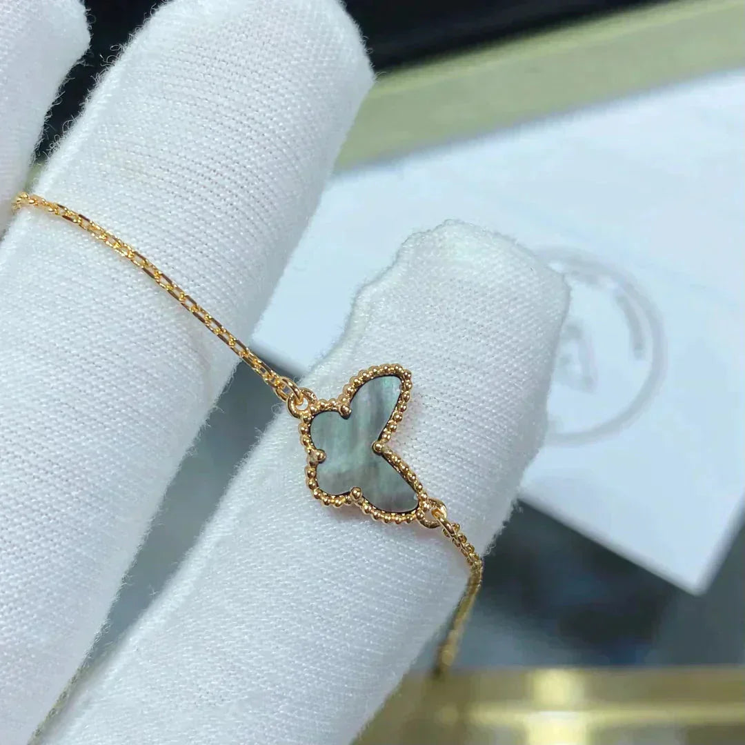[MIRA]BUTTERFLY DARK MOP BUTTERFLY BRACELET
