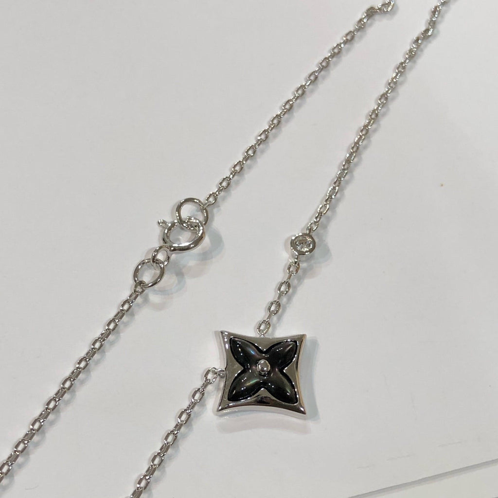[MIRA]STAR BLACK MOP NECKLACE