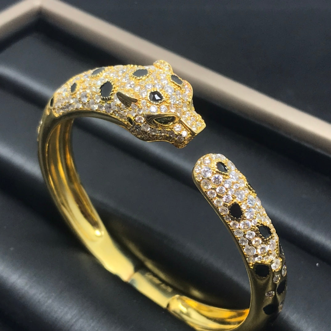[MIRA]PANTHERE BIG BRACELET DIAMONDS