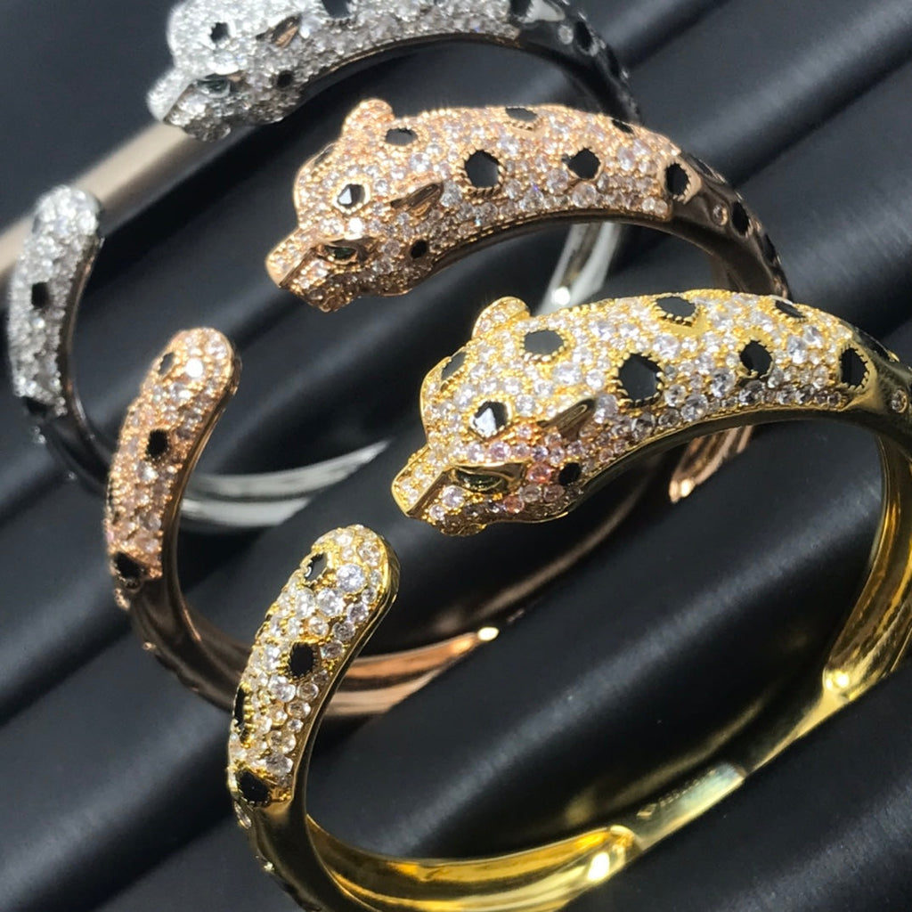 [MIRA]PANTHERE BIG BRACELET DIAMONDS