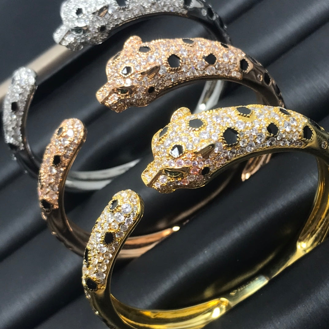 [MIRA]PANTHERE BIG BRACELET DIAMONDS