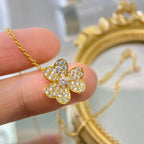 [MIRA]FLOWER DIAMOND NECKLACE