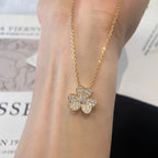 [MIRA]FLOWER DIAMOND NECKLACE