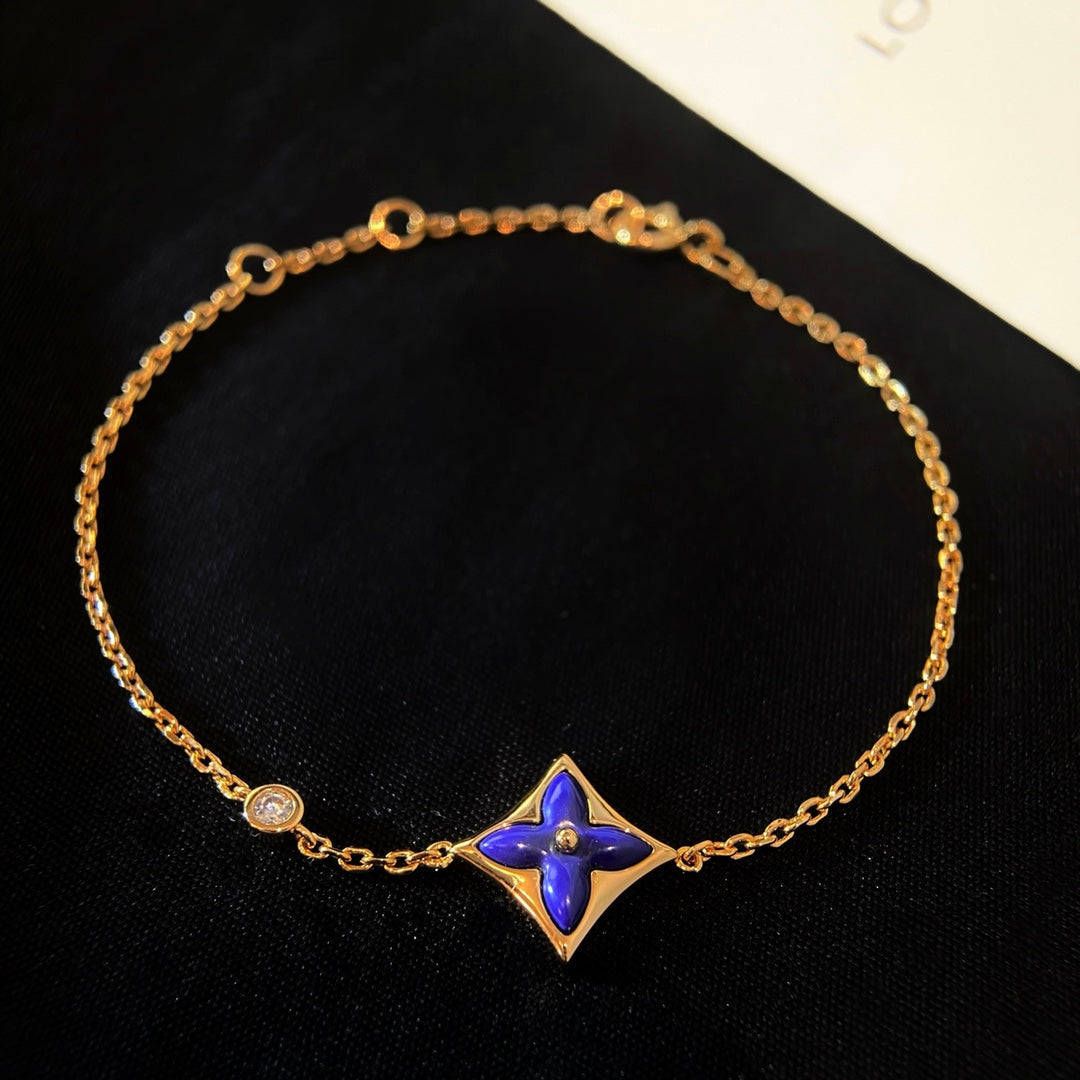 [MIRA]COLOR STAR PINK GOLD DIAMOND BRACELET