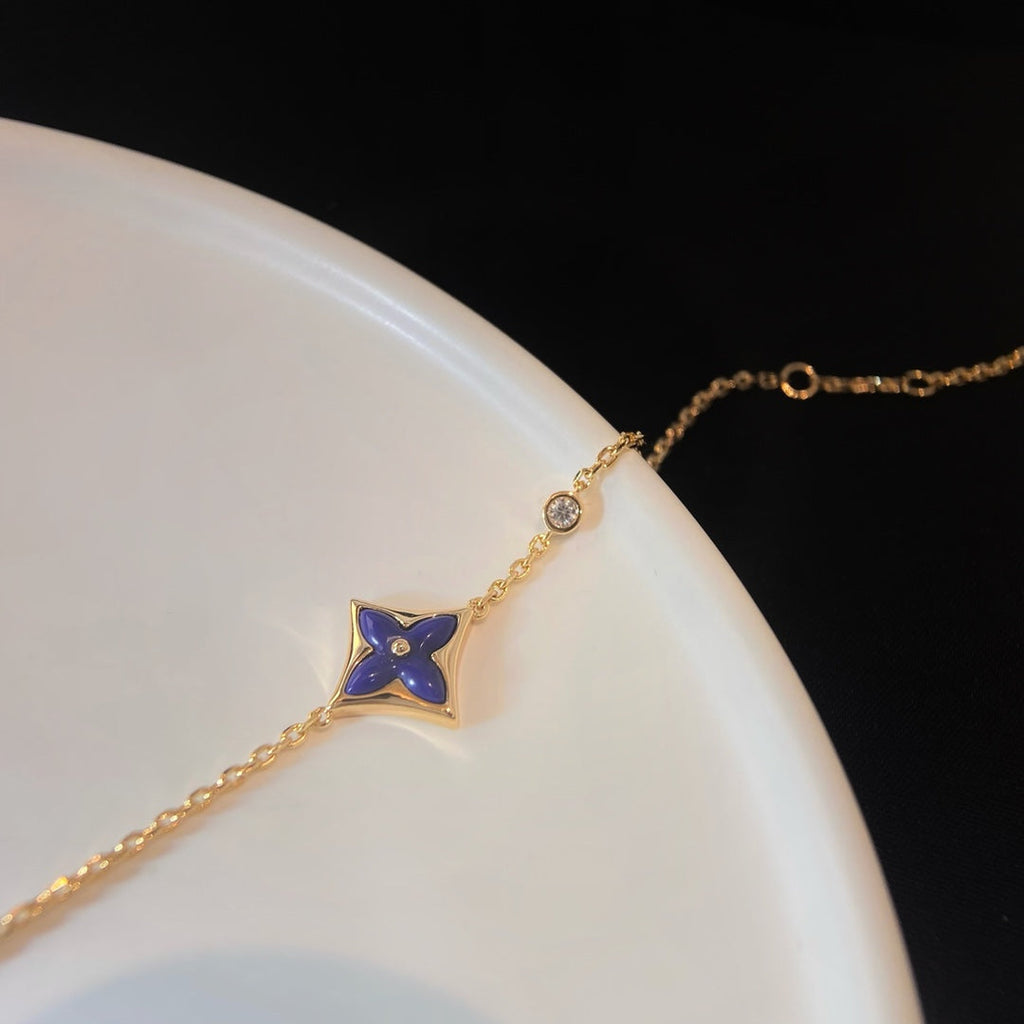 [MIRA]COLOR STAR PINK GOLD DIAMOND BRACELET