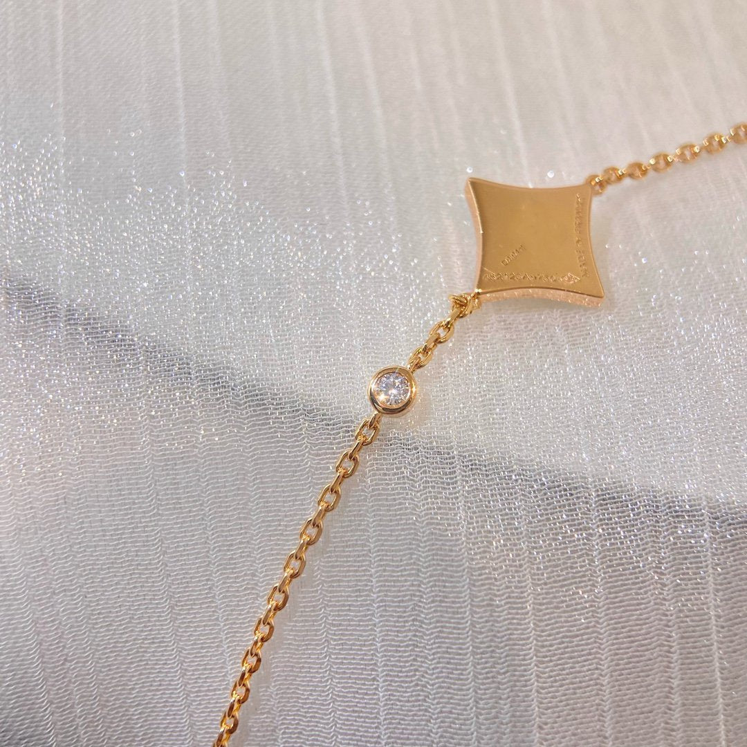 [MIRA]COLOR STAR PINK GOLD DIAMOND BRACELET