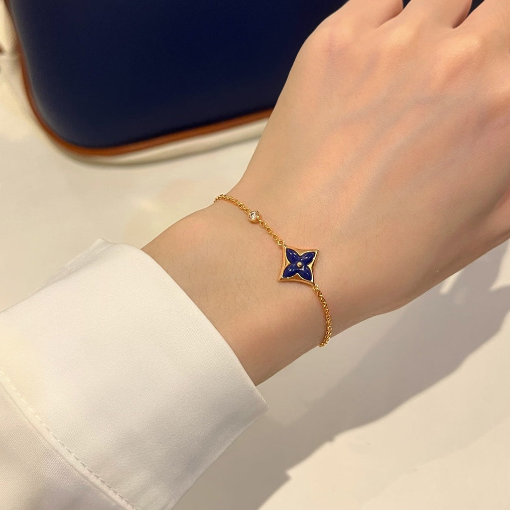 [MIRA]COLOR STAR PINK GOLD DIAMOND BRACELET