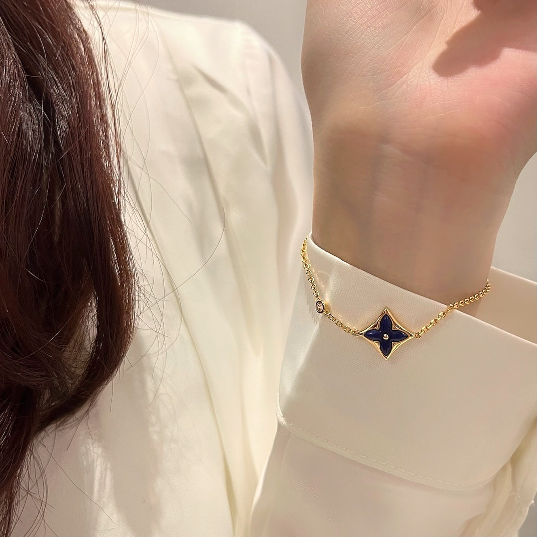 [MIRA]COLOR STAR PINK GOLD DIAMOND BRACELET