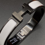 [MIRA]H BRACELET 12MM BLACK WHITE CERAMIC