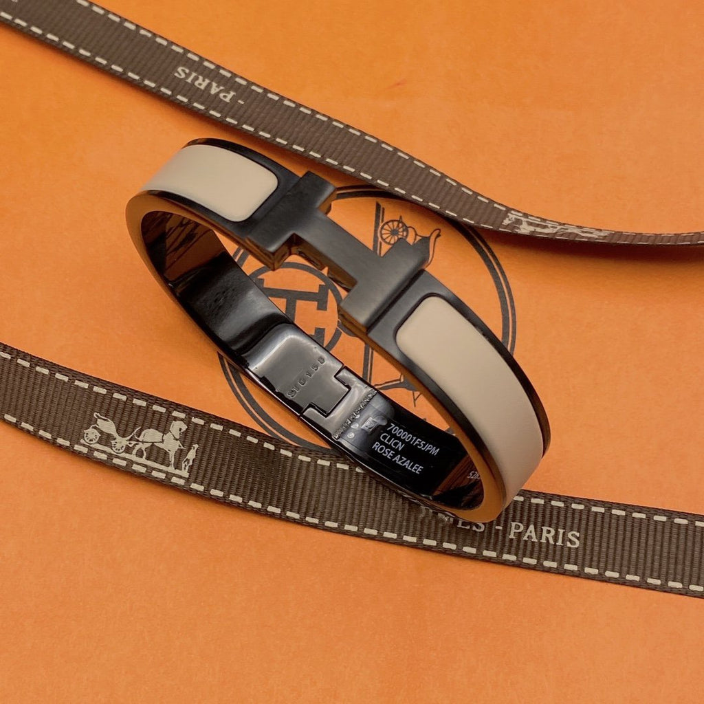[MIRA]H BRACELET 12MM BLACK BEIGE CERAMIC