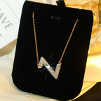 [MIRA]VOLT SILVER DIAMOND PEDANT NECKLACE