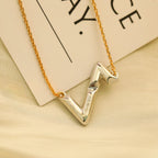 [MIRA]VOLT SILVER DIAMOND PEDANT NECKLACE