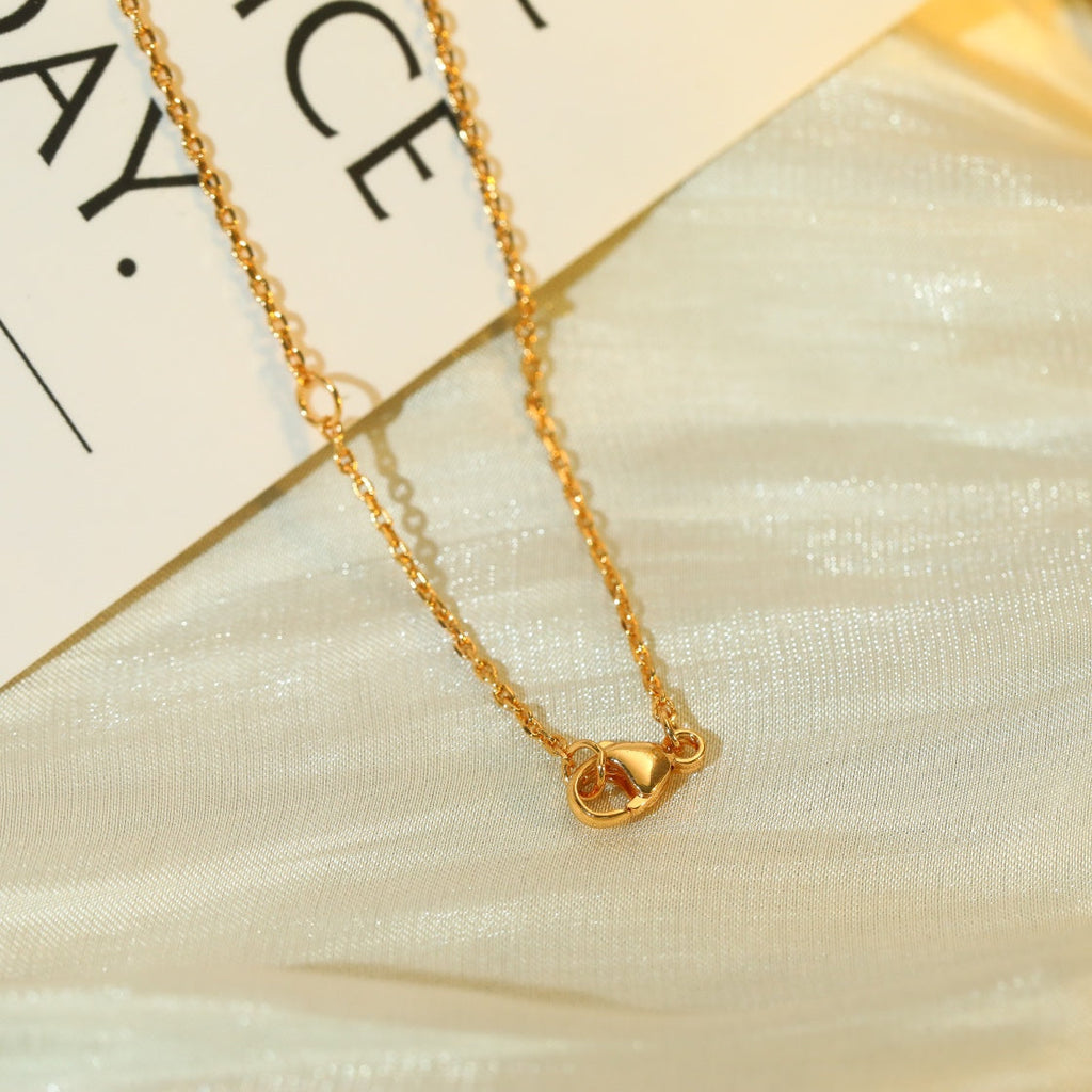 [MIRA]VOLT SILVER DIAMOND PEDANT NECKLACE