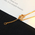 [MIRA]STAR AND SUN DIAMOND PINK GOLD NECKLACE