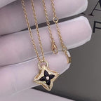 [MIRA]STAR PEDANT PINK GOLD DIAMOND NECKLACE