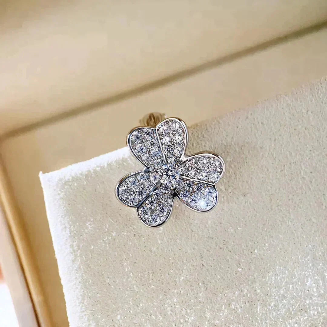 [MIRA]CLOVER COMOS DIAMOND EARRINGS SILVER