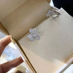 [MIRA]CLOVER COMOS DIAMOND EARRINGS SILVER