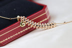 [MIRA]CLASH PINK GOLD NECKLACE