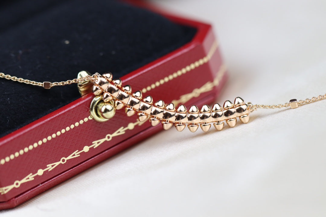 [MIRA]CLASH PINK GOLD NECKLACE