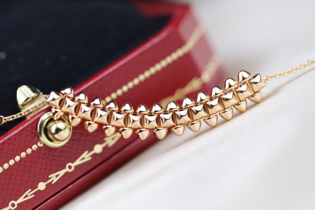 [MIRA]CLASH PINK GOLD NECKLACE