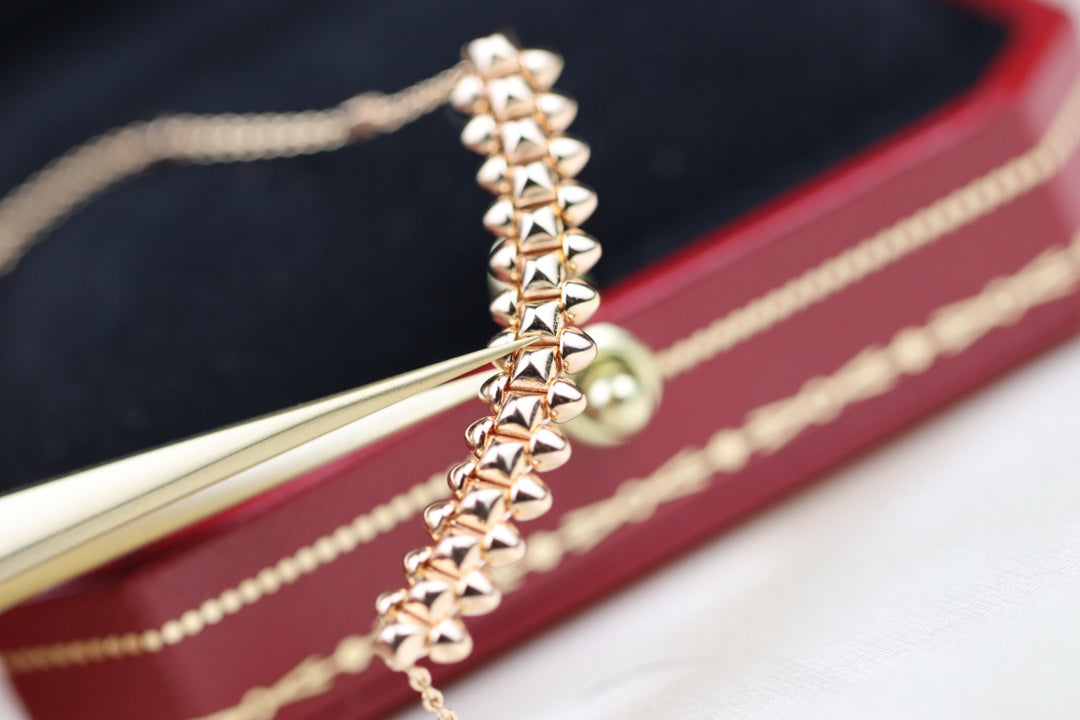 [MIRA]CLASH PINK GOLD NECKLACE