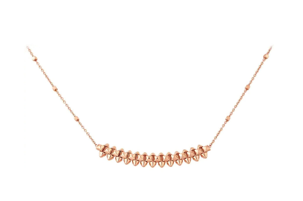[MIRA]CLASH PINK GOLD NECKLACE