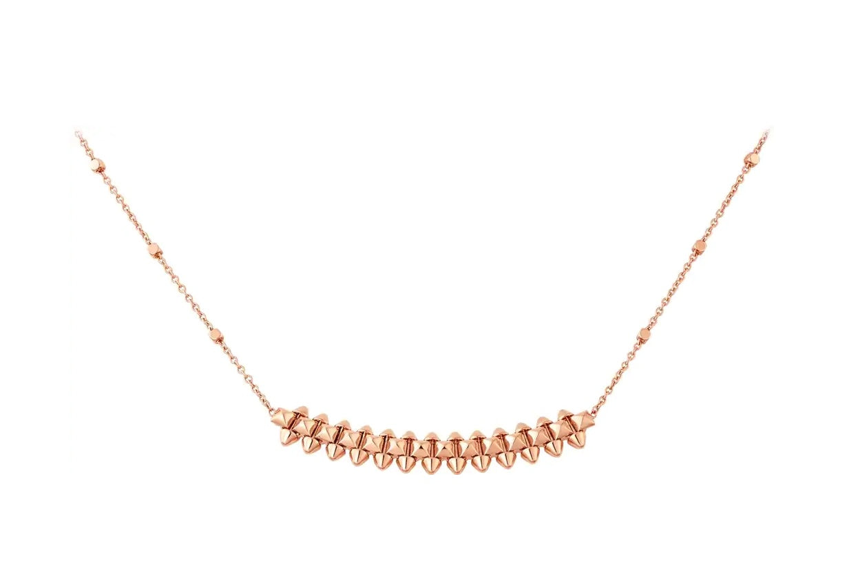 [MIRA]CLASH PINK GOLD NECKLACE