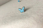 [MIRA]BUTTERFLY TURQUOISE EARRINGS SILVER