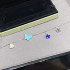[MIRA]LUCKY SPRING SILVER BRACELET 4 MOTIF