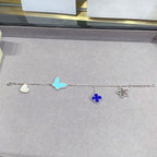 [MIRA]LUCKY SPRING SILVER BRACELET 4 MOTIF