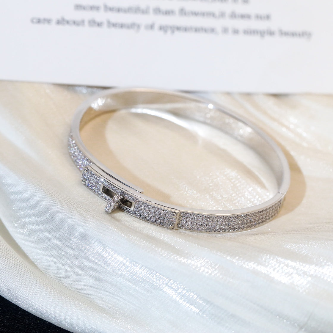 [MIRA]KELLY BRACELET DIAMOND PAVED