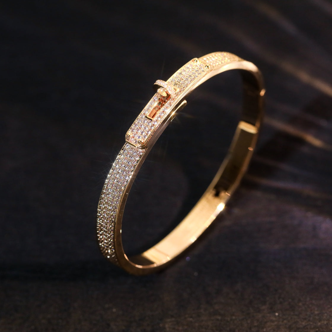 [MIRA]KELLY BRACELET DIAMOND PAVED
