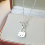 [MIRA]POP H PEDANT SILVER NECKLACE