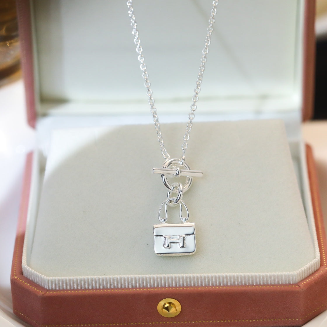 [MIRA]POP H PEDANT SILVER NECKLACE