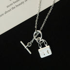 [MIRA]POP H PEDANT SILVER NECKLACE