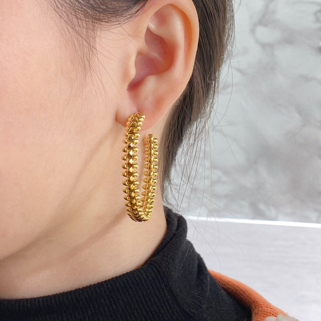 [MIRA]CLASH HOOP EARRINGS