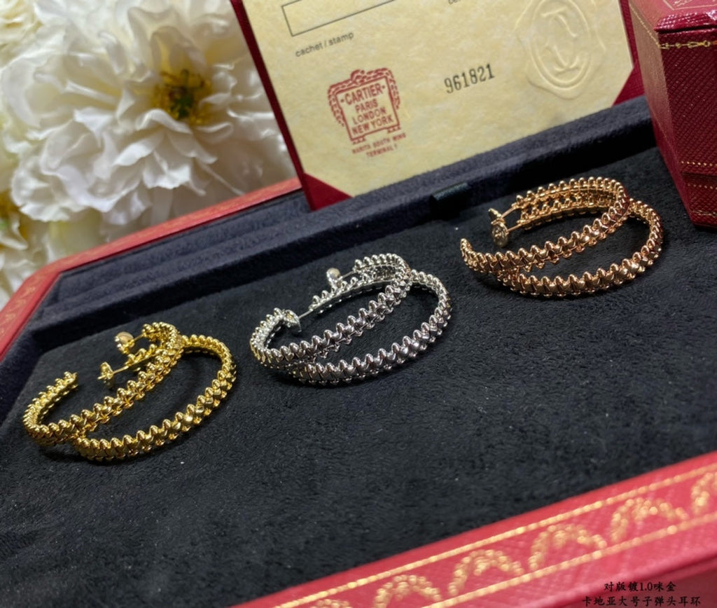 [MIRA]CLASH LARGE HOOP EARRINGS