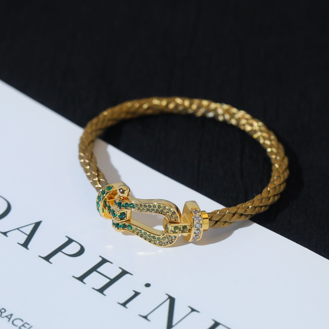 [MIRA]FORCE 10 GOLD GREEN DIAMOND PAVED