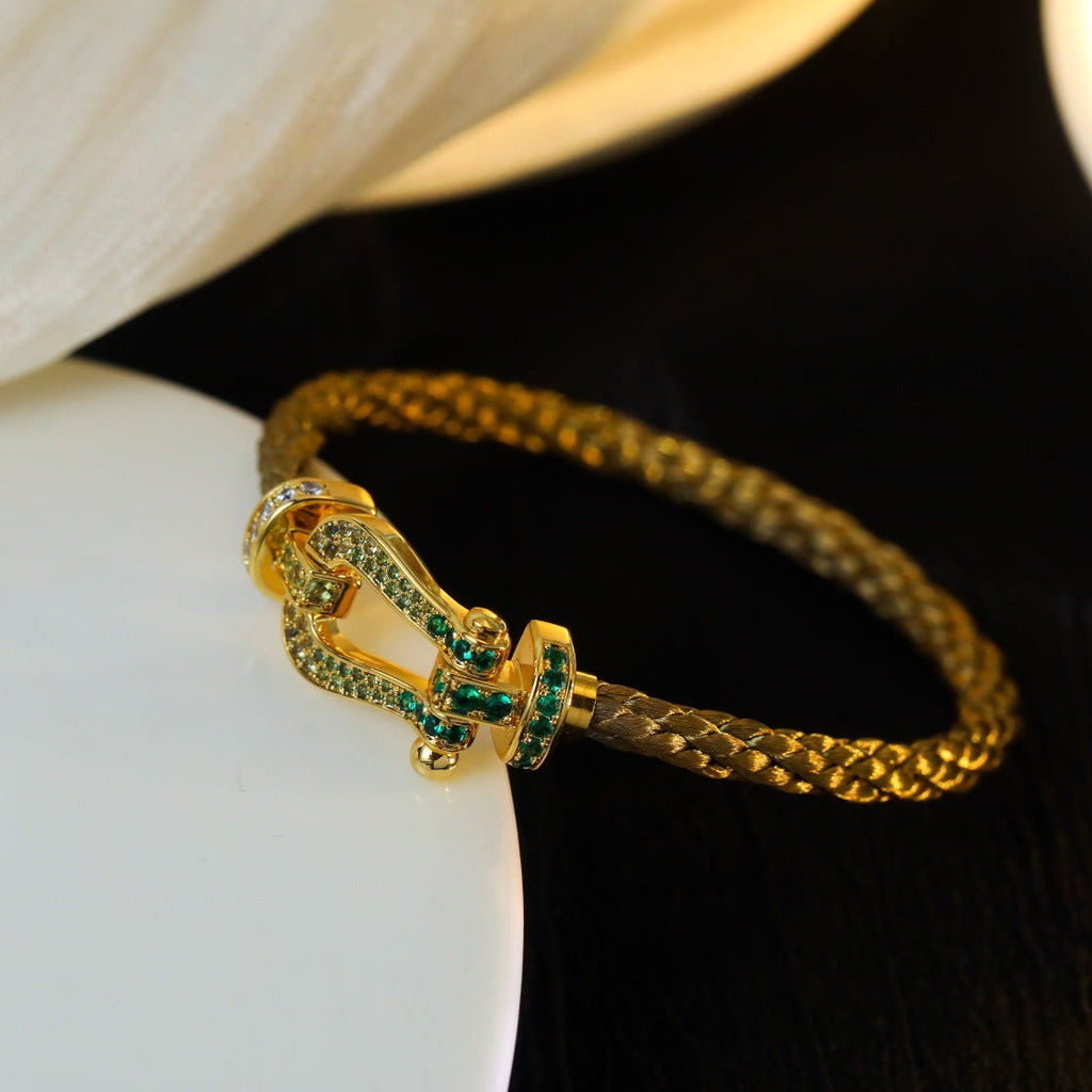[MIRA]FORCE 10 GOLD GREEN DIAMOND PAVED