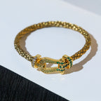 [MIRA]FORCE 10 GOLD GREEN DIAMOND PAVED