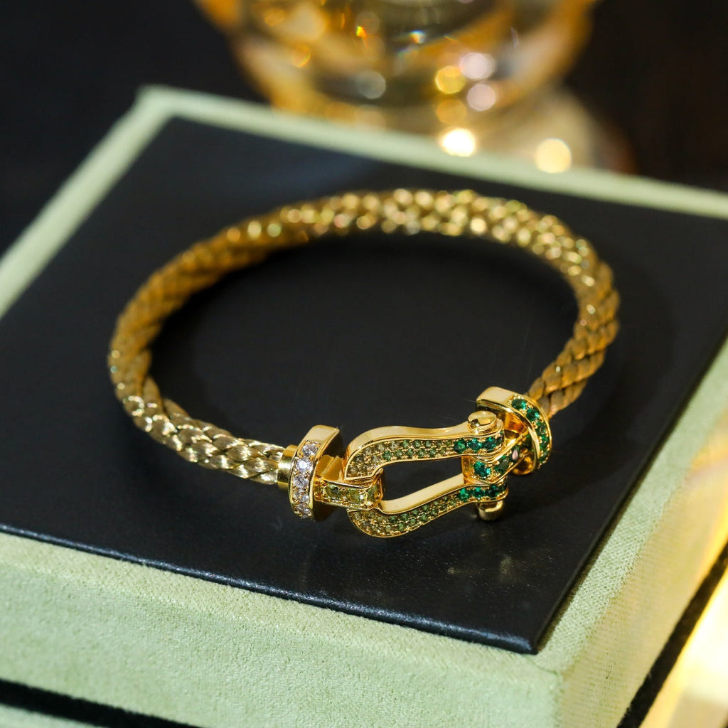 [MIRA]FORCE 10 GOLD GREEN DIAMOND PAVED