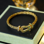 [MIRA]FORCE 10 GOLD GREEN DIAMOND PAVED