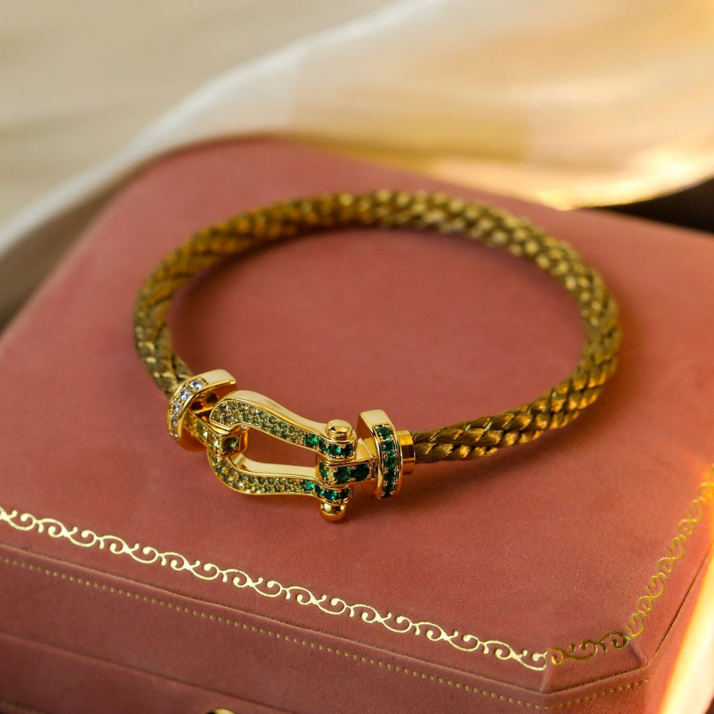 [MIRA]FORCE 10 GOLD GREEN DIAMOND PAVED