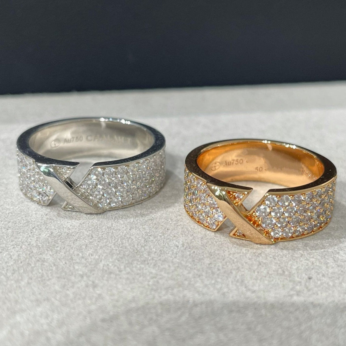 [MIRA]LIENS EVIDENCE  DIAMOND PAVED RING